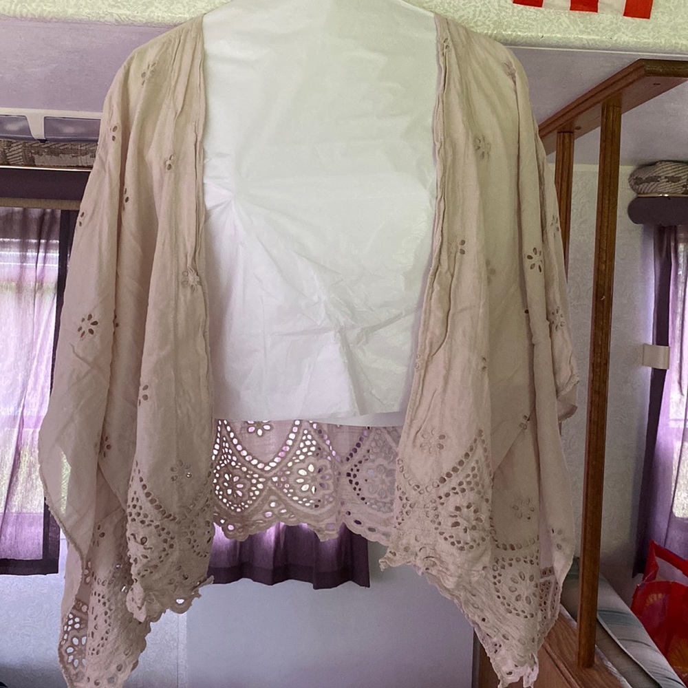 Embroidery cardigan